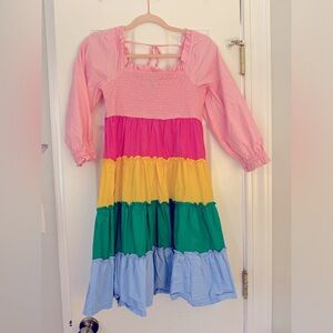 Crown & Ivy Kids Multi-Colored Tiered Dress - Size XL (16)